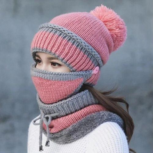 Load image into Gallery viewer, 2021 New 3 in 1 Winter Beanie Set
