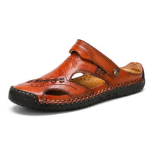 Load image into Gallery viewer, Men&#39;s Casual Breathable Handmade Leather Sandals
