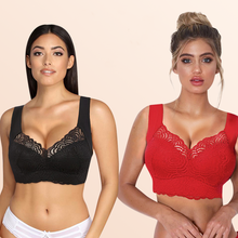 Load image into Gallery viewer, EXTRA LIFT - Ultimate Lift Stretch Full-Figure Seamless Lace Cut-Out Bra
