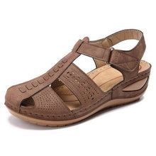 Load image into Gallery viewer, Women&#39;s Sandals Round Toe Wedge Sandals
